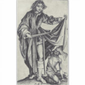 Sticker Saint Martin de Tours Gravure d'art (Devant)