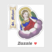 Sticker Saint Michel l'Archange (M 009) (Feuille)