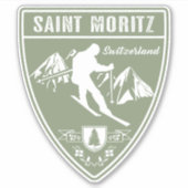 Sticker Saint Moritz Suisse (Devant)