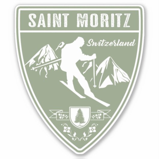 Sticker Saint Moritz Suisse (Devant)