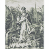 Sticker Saint Patrick patron de l'Irlande (Devant)