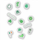 Sticker Saint Patrick's Day (Devant)