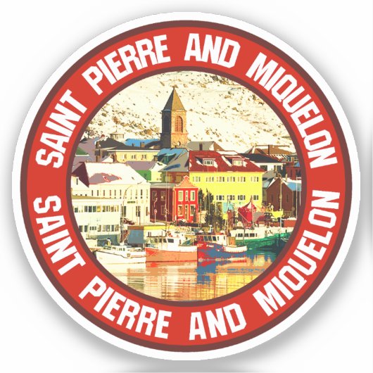 Sticker Saint Pierre et Miquelon (Recto)