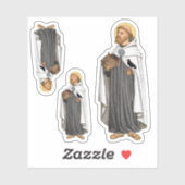 Sticker Saint-Piran de Cornwall (SAE 01) (Feuille)