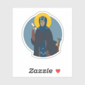 Sticker Saint Platonida de Nisibis (Feuille)