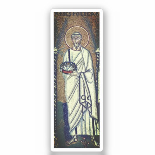 Sticker Saint Polycarpe (Recto)