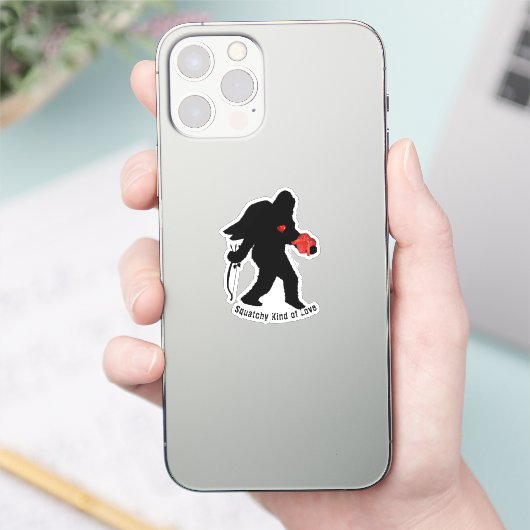 Sticker Saint Valentin Sasquatch (Téléphone)