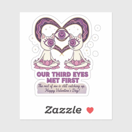 Sticker Saint-Valentin spirituel (Feuille)