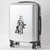Sticker Sainte Barbara Vierge et martyr (Sur valise)