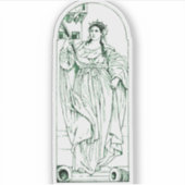 Sticker Sainte Barbara Vierge et martyr (Devant)