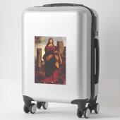 Sticker Sainte-Barbe Icône Sacrée Art Graphique (Sur valise)