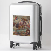 Sticker Sainte-Barbe Vierge et martyre (Sur valise)