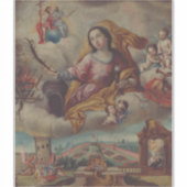 Sticker Sainte-Barbe Vierge et martyre (Devant)