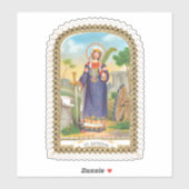 Sticker Sainte Catherine d'Alexandrie en robe égyptienne (Feuille)