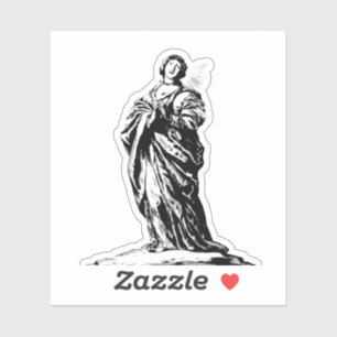 Sticker Sainte Cunera de Rhenen vierge et martyre