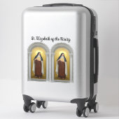 Sticker Sainte Elizabeth de la Trinité, Carmélite Saint (Sur valise)