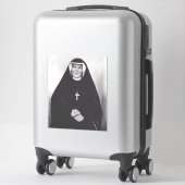 Sticker Sainte Faustine Kowalska Apôtre de la Miséricorde (Sur valise)