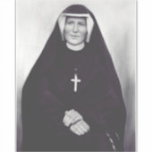 Sticker Sainte Faustine Kowalska Apôtre de la Miséricorde (Devant)