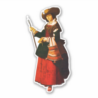 Sticker Sainte Marguerite en bergère