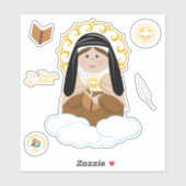 Sticker Sainte-Thérèse d'Avila (Feuille)