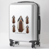 Sticker Sainte Thérèse religieuse de la Nonne carmélite de (Sur valise)