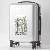 Sticker Sainte Ursule vierge et martyre (Sur valise)