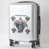 Sticker Sainte Vierge Assomption de Marie Anges (Sur valise)