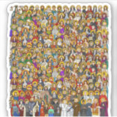 Sticker Saints, All saints, Catholic Saints (Devant)
