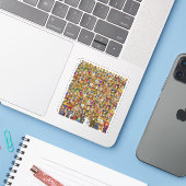 Sticker Saints, All saints, Catholic Saints (Ordinateur portable avec iPhone)