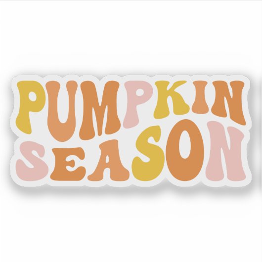 Sticker Saison citrouille (Devant)