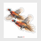 Sticker Saison du faisan (Feuille)