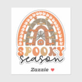 Sticker Saison éffrayante Halloween Rainbow Fall (Feuille)