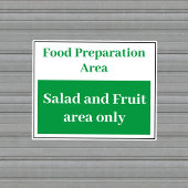 Sticker Salade de préparation alimentaire et fruits