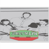 Sticker Salle Brooklyn Locker (Devant)