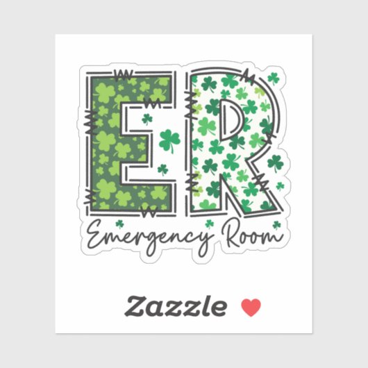 STICKER SALLE D'URGENCE (Feuille)