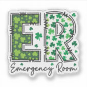 STICKER SALLE D'URGENCE (Devant)