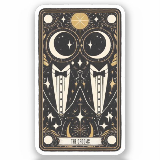 Sticker Salles de Tarot mariage (Recto)