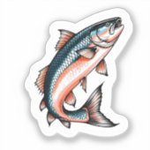 Sticker Salmon  (Recto)