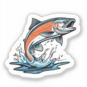 Sticker Salmon  (Recto)
