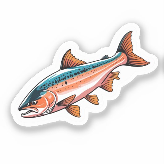 Sticker Salmon  (Recto)