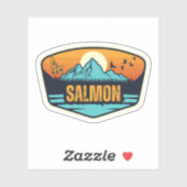 Sticker Salmon, Idaho (Feuille)