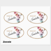 Sticker salon polonais Pastel Nail (Feuille)