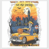 Sticker Salon vintage Halloween Spook (Feuille)