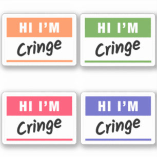 Sticker Salut, je suis Nom de la charnière Balise