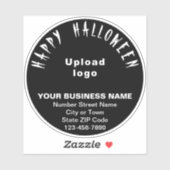Sticker Salutation d'Halloween d'affaires sur le vinyle ro (Feuille)