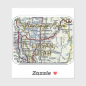 Sticker Salutations De Logan Utah (Feuille)