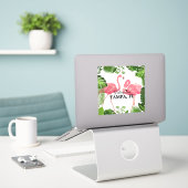 Sticker Salutations de Tampa, Floride (Ordinateur portable sur le bureau)