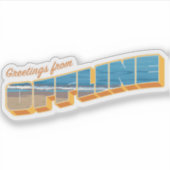 Sticker Salutations hors ligne (Devant)