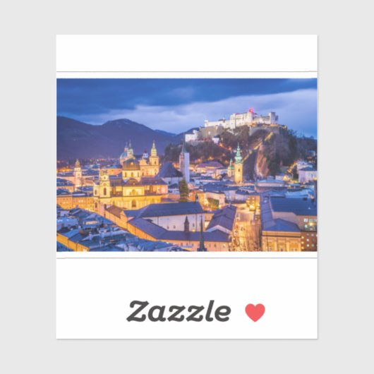 Sticker Salzbourg (Feuille)