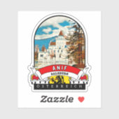 Sticker Salzbourg Anif Autriche (Feuille)
